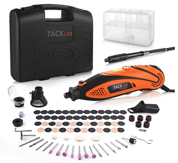 TACKLIFE Mini Amoladora ElÃ©ctrica Advanced Professional Kit